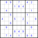 Судоку 9х9 #462 средний