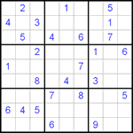 Судоку 9х9 #465 средний