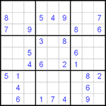 Судоку 9х9 #467 средний