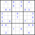 Судоку 9х9 #469 средний