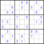 Судоку 9х9 #470 средний