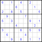 Судоку 9х9 #471 средний