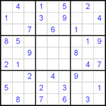 Судоку 9х9 #472 средний