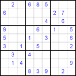 Судоку 9х9 #473 средний