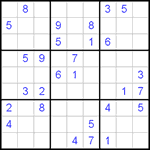 Судоку 9х9 #479 средний