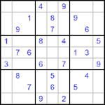 Судоку 9х9 #481 средний