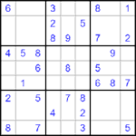 Судоку 9х9 #484 средний