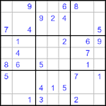 Судоку 9х9 #496 средний