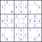 Судоку 9х9 #498 средний