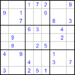 Судоку 9х9 #499 средний