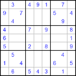 Судоку 9х9 #510 средний