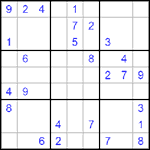 Судоку 9х9 #484 трудный