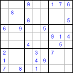 Судоку 9х9 #500 трудный