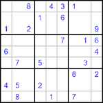 Судоку 9х9 #481 очень трудный