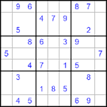 Судоку 9х9 #482 очень трудный