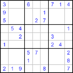 Судоку 9х9 #488 очень трудный