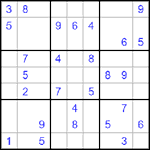 Судоку 9х9 #490 очень трудный