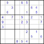 Судоку 9х9 #491 очень трудный