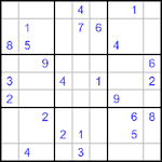 Судоку 9х9 #494 очень трудный