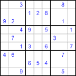 Судоку 9х9 #495 очень трудный