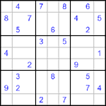 Судоку 9х9 #502 очень трудный