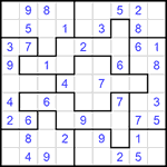 Судоку-пазл 9х9 #132 легкий