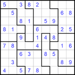 Судоку-пазл 9х9 #134 легкий