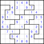 Судоку-пазл 9х9 #139 легкий