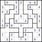 Судоку-пазл 9х9 #140 легкий