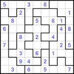 Судоку-пазл 9х9 #125 средний