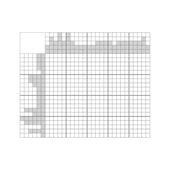 Японский кроссворд #176 “Пистолет”