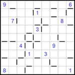 “Соседи” 9х9 #65 трудный