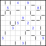 “Соседи” 9х9 #56 очень трудный