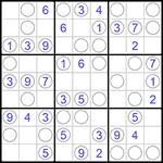 Судоку “Чет-нечет” 9х9 #62 легкий