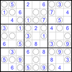 Судоку “Чет-нечет” 9х9 #63 легкий