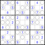 Судоку “Чет-нечет” 9х9 #64 легкий