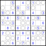 Судоку “Чет-нечет” 9х9 #67 легкий