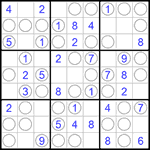 Судоку “Чет-нечет” 9х9 #69 легкий