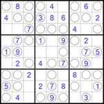 Судоку “Чет-нечет” 9х9 #70 легкий