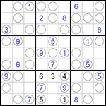 Судоку “Чет-нечет” 9х9 #61 средний