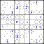 Судоку “Чет-нечет” 9х9 #62 средний