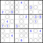 Судоку “Чет-нечет” 9х9 #63 средний