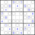 Судоку “Чет-нечет” 9х9 #56 трудный