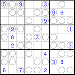 Судоку “Чет-нечет” 9х9 #61 трудный