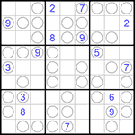 Судоку “Чет-нечет” 9х9 #65 трудный