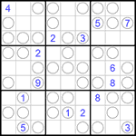 Судоку “Чет-нечет” 9х9 #51 очень трудный