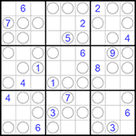 Судоку “Чет-нечет” 9х9 #55 очень трудный