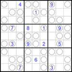 Судоку “Чет-нечет” 9х9 #57 очень трудный