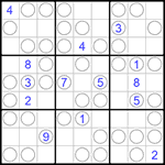 Судоку “Чет-нечет” 9х9 #59 очень трудный