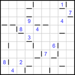 “Соседи” 9х9 #75 очень трудный